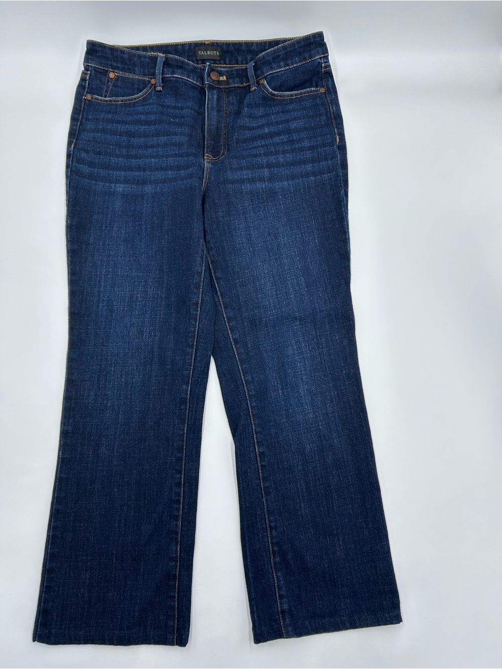 Talbots Dark Blue Flare Jeans 8P